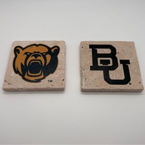 Baylor University Collegiate Coasters Set